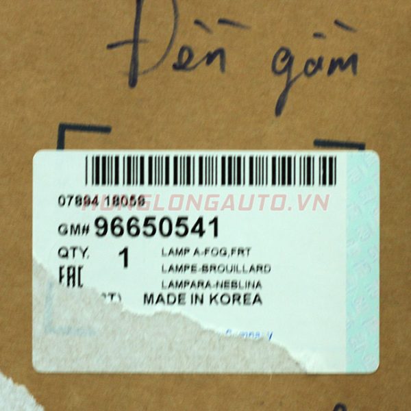 Đèn gầm Daewoo Gentra | 96650540, 96650541